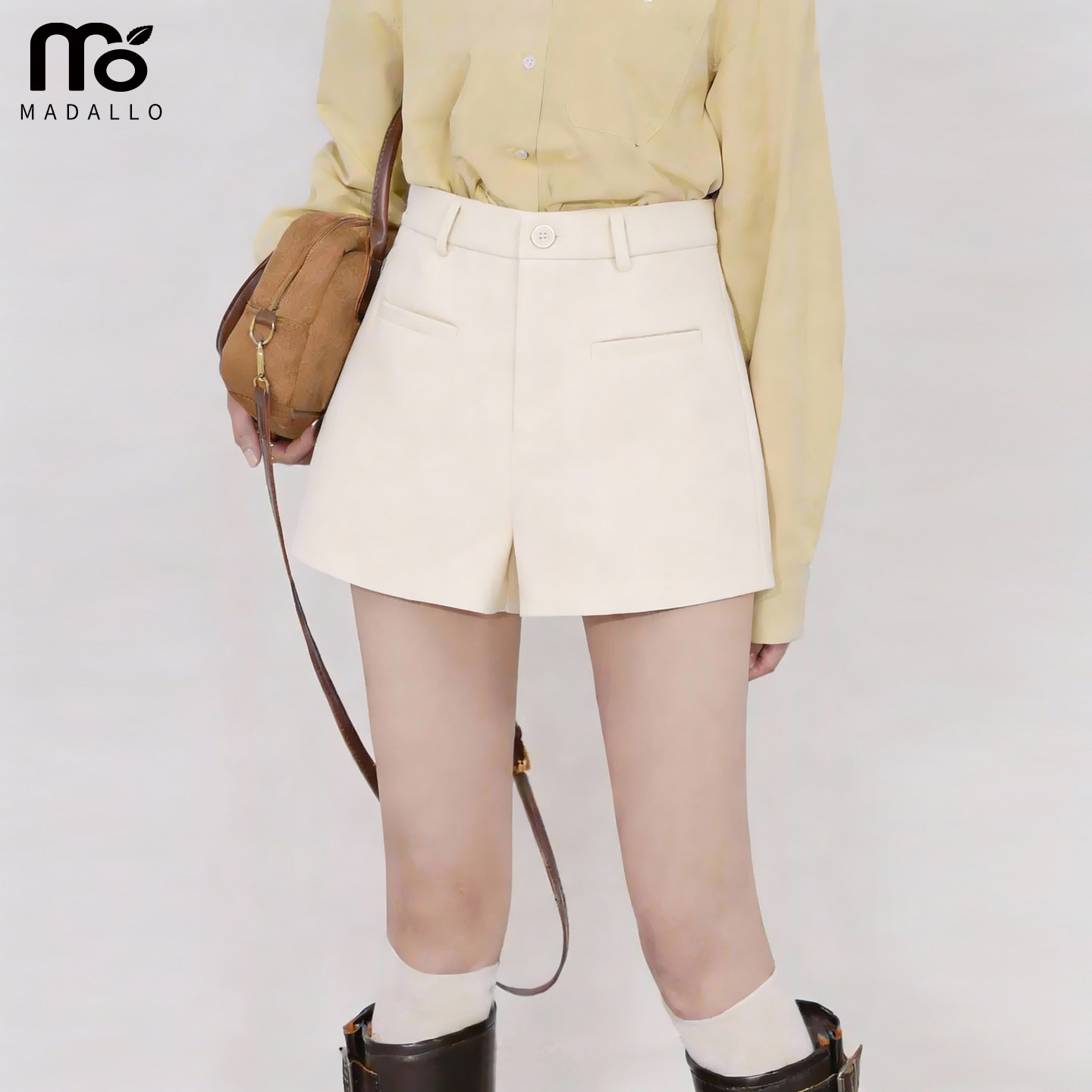 韩版毛呢短裤子女2025新款秋冬爆款宽松a字修身加厚休闲阔腿靴裤,女装/女士精品,休闲裤,淘宝优惠券,粉丝福利购,淘宝优惠卷