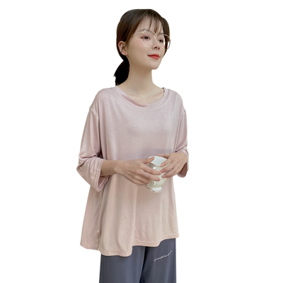 莫代尔月子服夏季薄款睡衣家居服