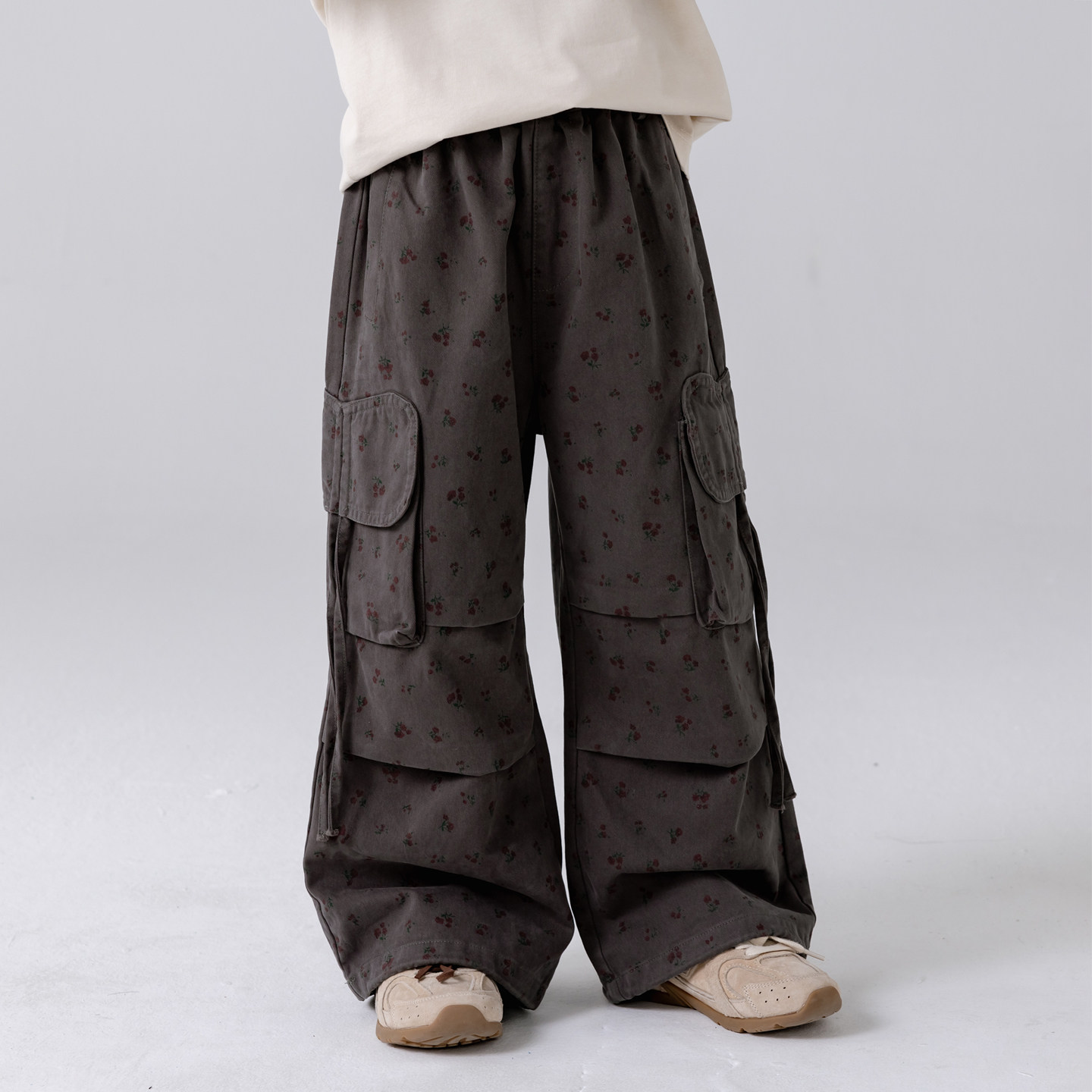 哈依鲁2025秋冬新款女童时尚工装裤儿童中大童学生韩版时尚休闲裤,童装/婴儿装/亲子装,裤子,淘宝优惠券,粉丝福利购,淘宝优惠卷