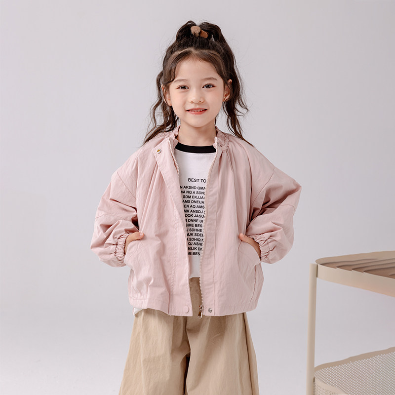哈依鲁春秋季女童休闲外套