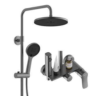 九牧卫浴淋浴花洒套装自动除垢喷枪花洒喷头增压浴室淋浴器家用