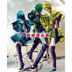 酒吧夜店赛博朋克gogo科技感演出服ds大气作秀开场表演服