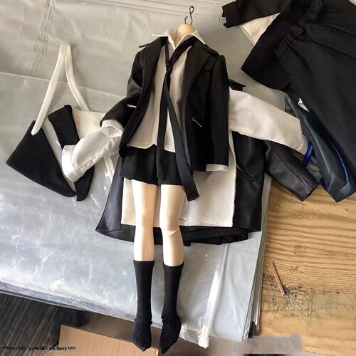 四分体皮衣酷帅领带西装西服套装