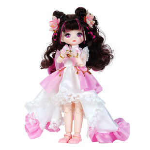 星卡梦28cm同款洋娃娃少女花语笔记可换装改妆多关节女孩礼物玩具