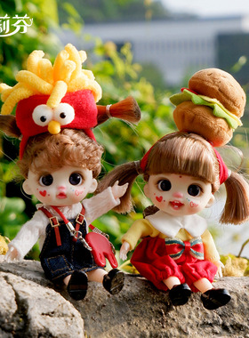 手绘妆ob11美结猪12分YMY娃娃多关节换装盲盒手办公仔GSC迷你玩偶