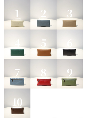 HADRIAN牛皮零钱钥匙包装耳机头夹饰品收纳包新粉福利H24302