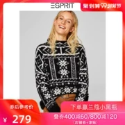 Mùa xuân của phụ nữ ESPRIT với áo len len của phụ nữ - Vòng cổ áo len