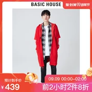 Basic House / 100 người đàn ông tốt mùa thu áo khoác mới có mũ trùm đầu áo gió hip hop BSJP5111 - Áo gió