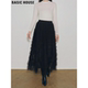 Basic 高腰A字蛋糕裙 新款 House 百家好网纱蓬蓬半身裙女2026春季