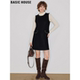 House 百家好黑色圆领连衣裙女2026春季 新款 Basic 加厚无袖 背心裙