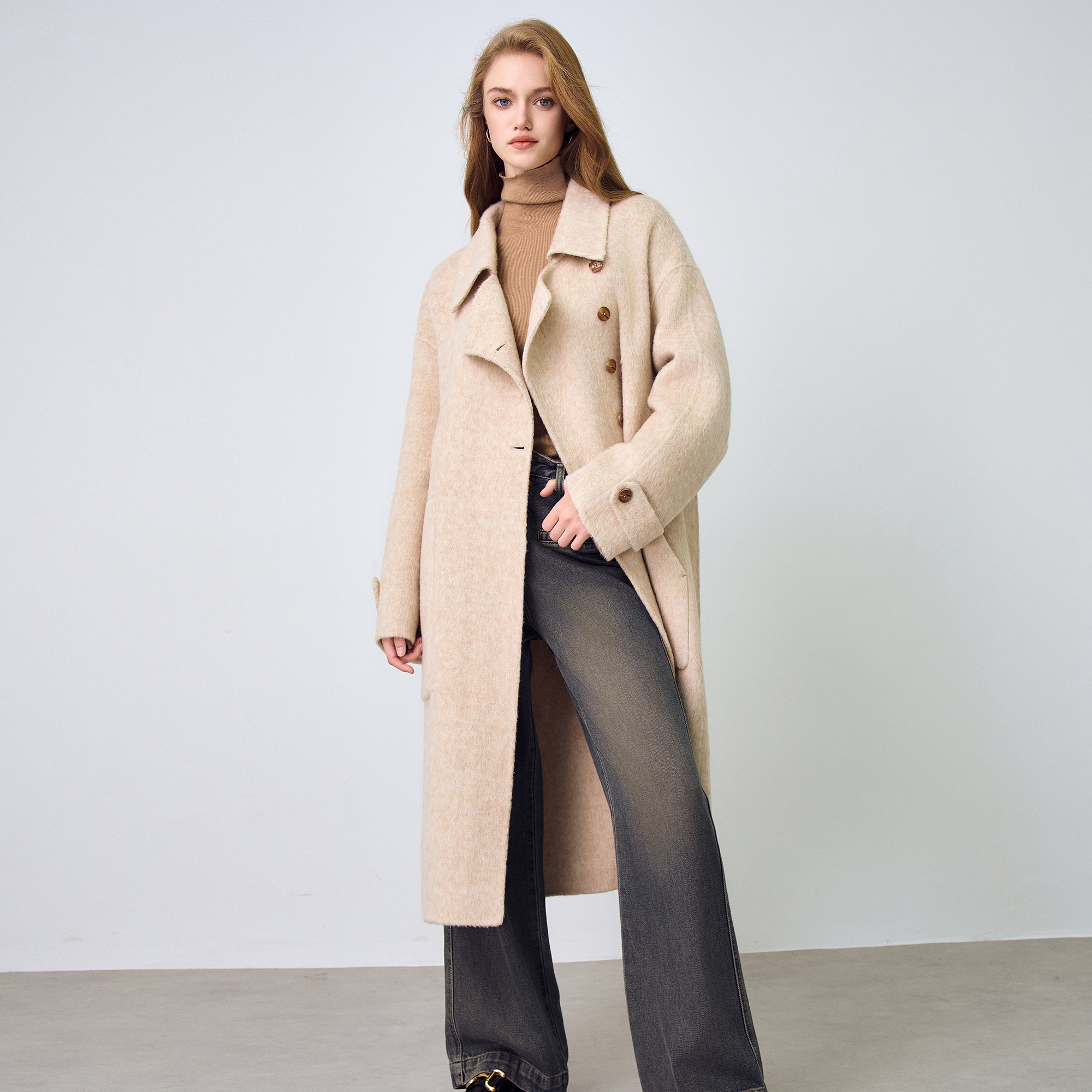 BasicHouse/百家好毛呢外套