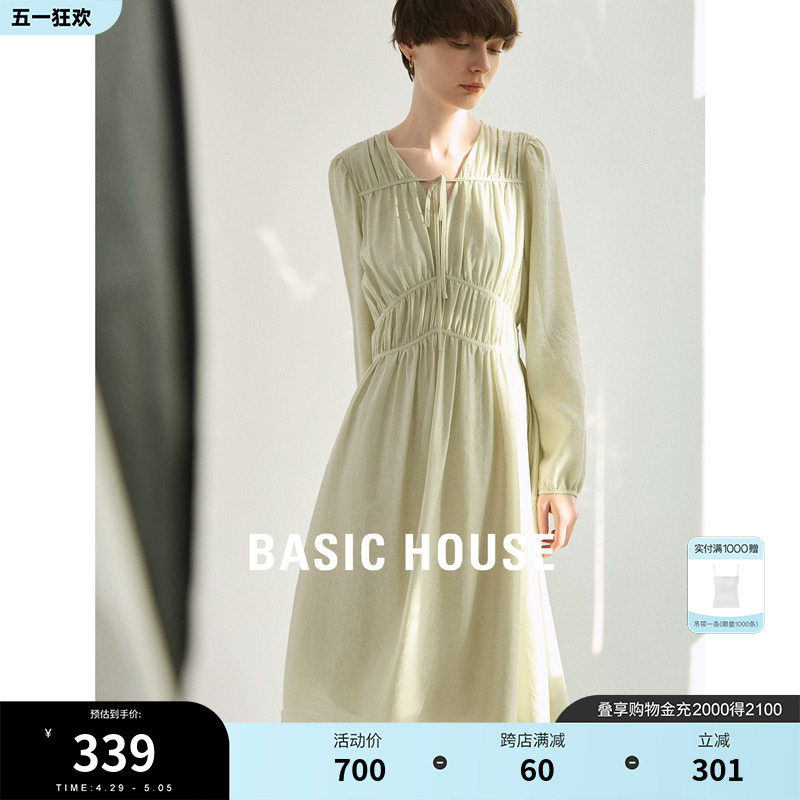 BasicHouse/百家好连衣裙