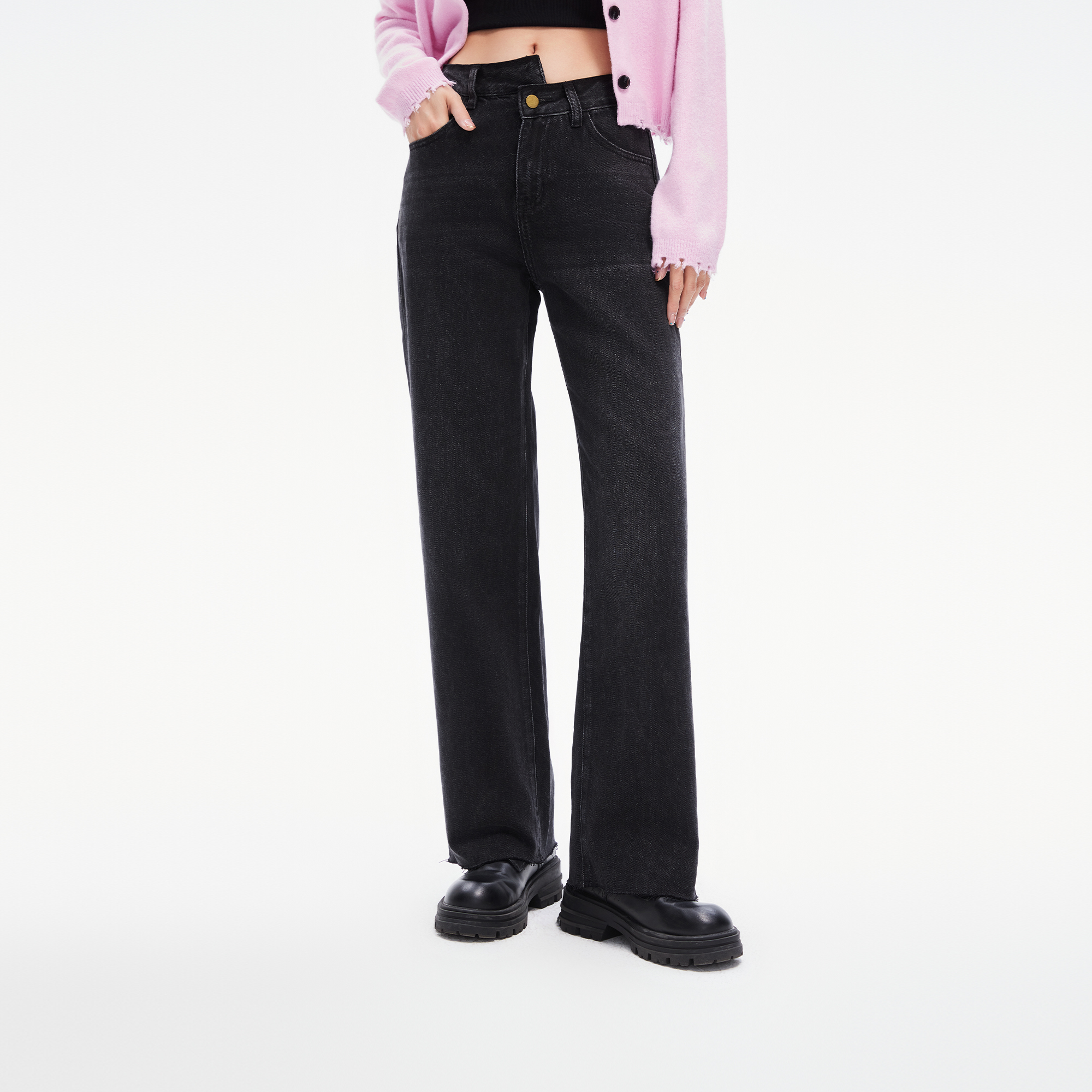 BasicHouse/百家好牛仔裤