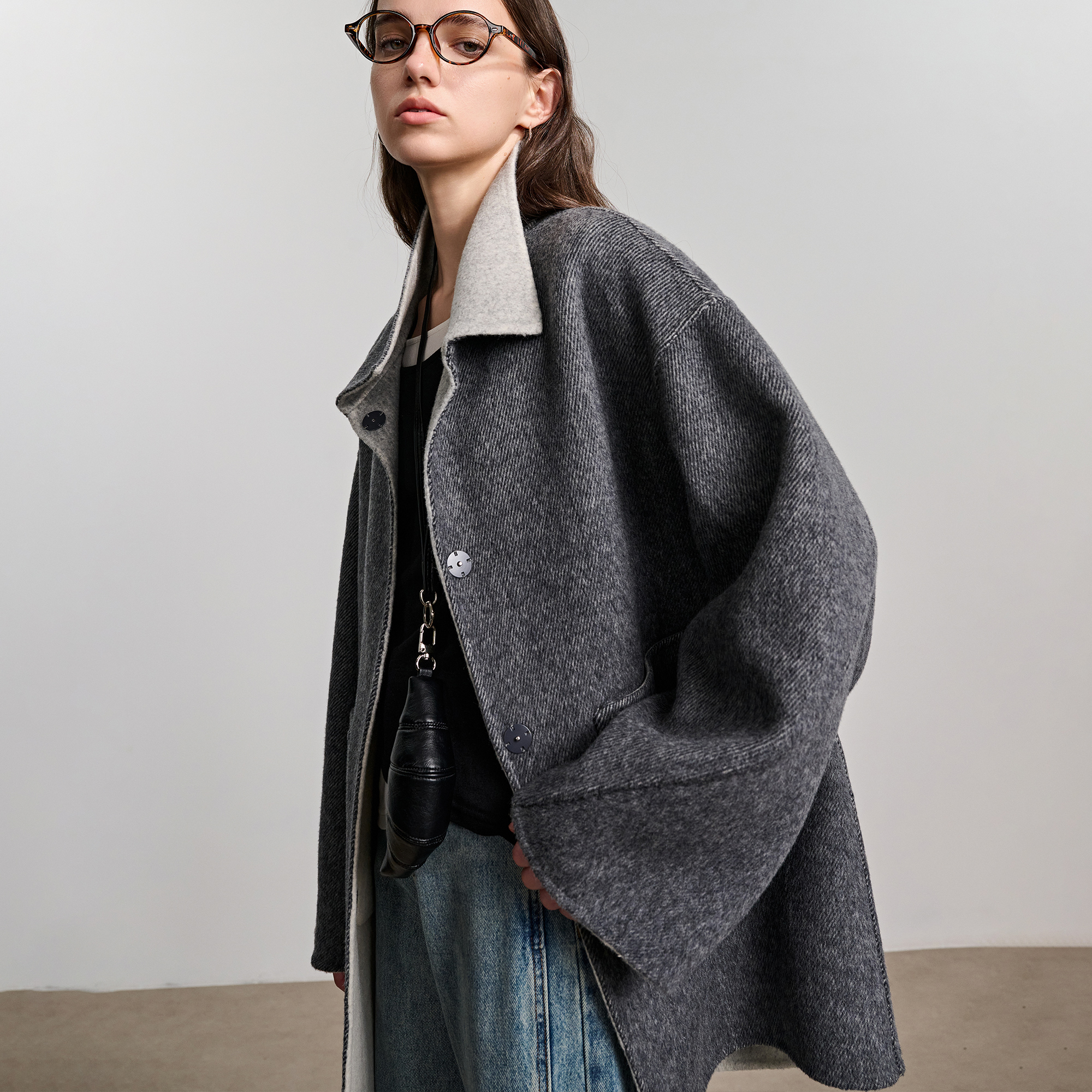 BasicHouse/百家好毛呢外套