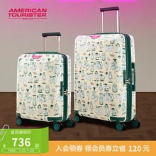 美旅2025新款18/24寸行李箱可扩容旅行箱潮酷卡通印花拉杆箱UH4