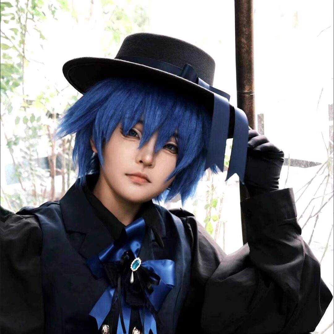 万圣节Cosplay日本供感手作JKDK制服帽平顶毛呢学院风蝴蝶结帽子