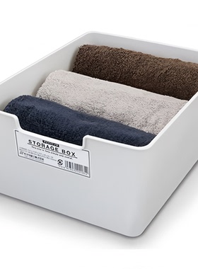 日本进口SANADA桌面学生文具收纳盒家用塑料办公室桌上整理盒简约