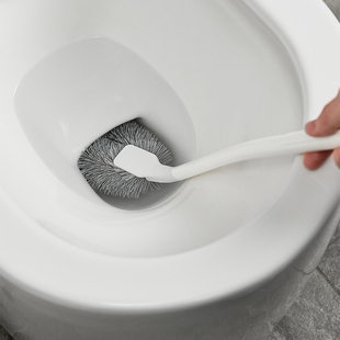 日本KM马桶刷家用坐便器无死角软毛长柄卫生间洗厕所蹲坑清洁刷子