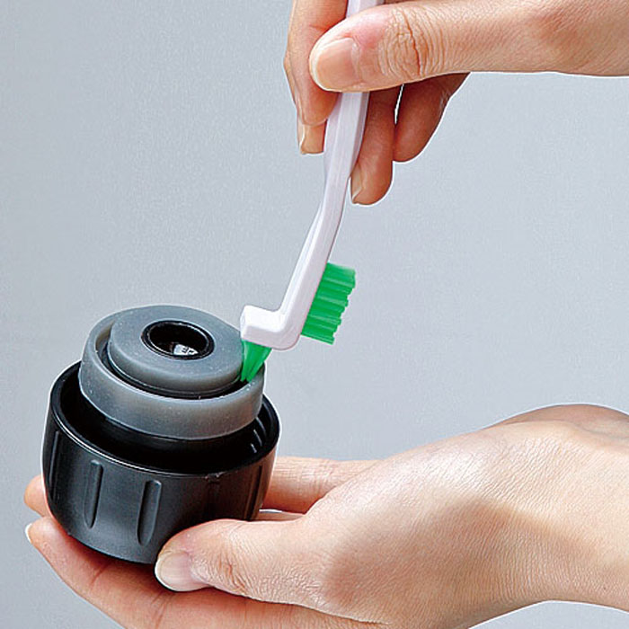 日本进口mameita家用保温杯盖凹槽缝隙清洁刷厨房奶瓶刷三件套装