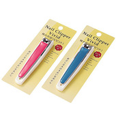 日本进口ECHO 不锈钢指甲剪 美甲大号防溅指甲钳带套防飞指甲刀