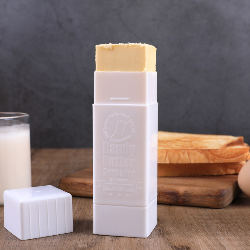 日本进口黄油棒直立式黄油涂抹器 小块黄油收纳盒 纳豆同款牛油棒