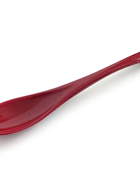 日本进口TANAKA姜妍同款细窄甜品小勺塑料汤匙轻便吃饭调羹易挖取