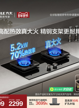 [新品]方太TF29B/TF37B燃气灶煤气双灶台嵌入家用天然气官方旗舰