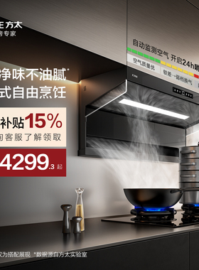 [顶侧双吸]方太L10抽吸油烟机套装厨房家用以旧换新官方旗舰店