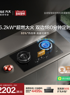 [空气舱]方太燃气灶煤气灶家用双灶01-TE21/01-TEK21/02-TEK20