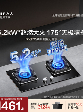 方太02-TH29B/02-TH36B燃气灶煤气双灶嵌入式家用天然气液化猛火