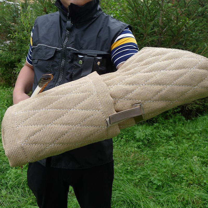 袖德牧咬靶加厚護具助力拉手訓犬