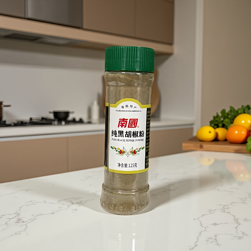 南国黑胡椒粉125g调味品图片