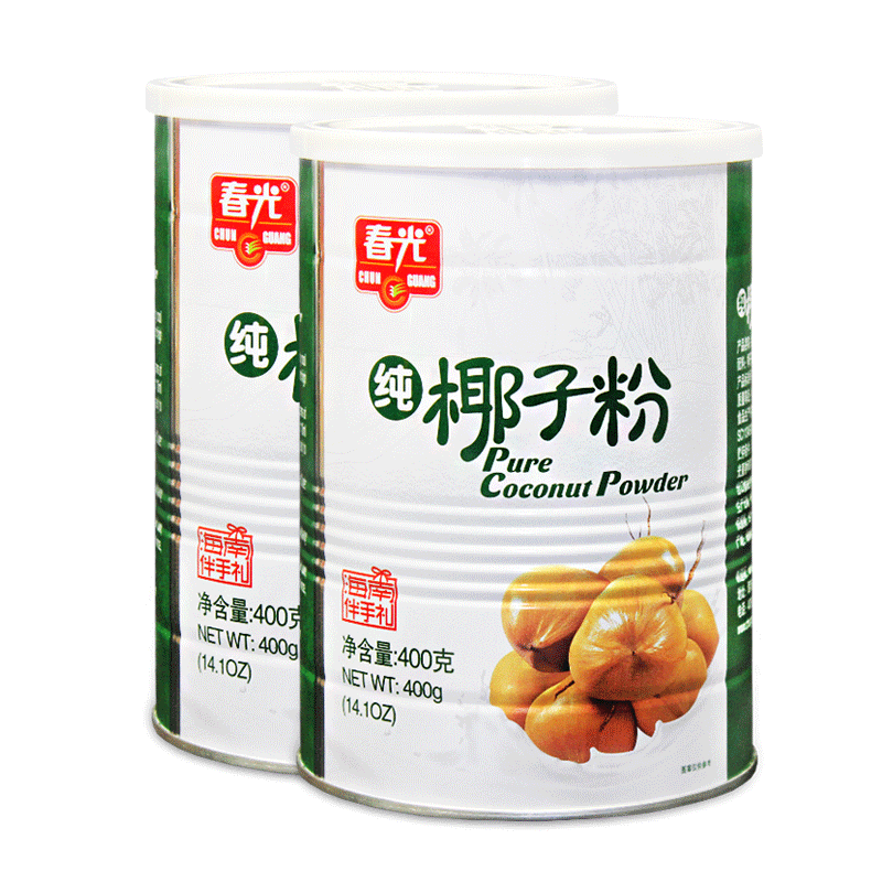春光海南400g罐装纯椰子粉