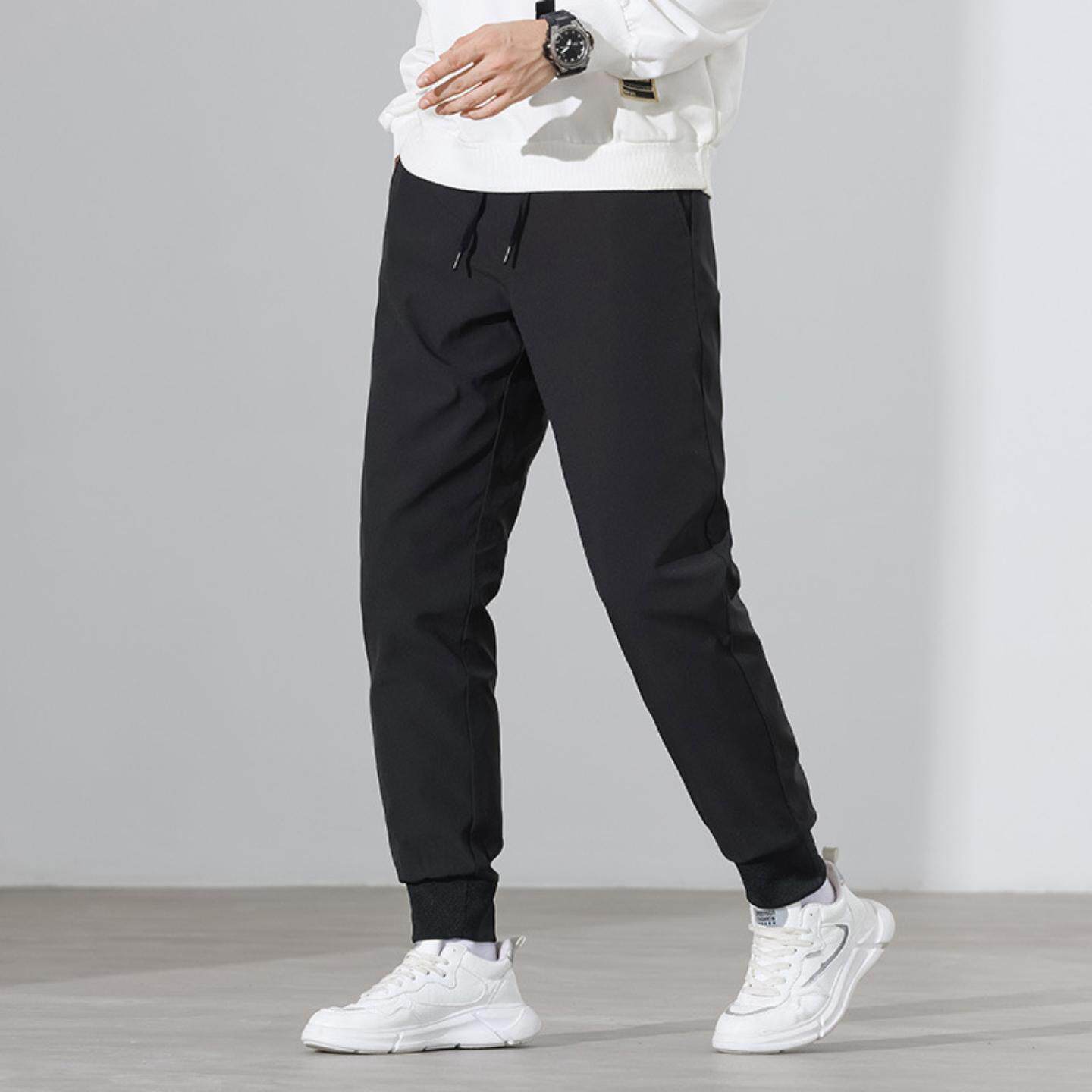 普洛克正品 厚款羽绒裤男裤防寒外穿束脚裤卫裤宽松运动裤长裤子