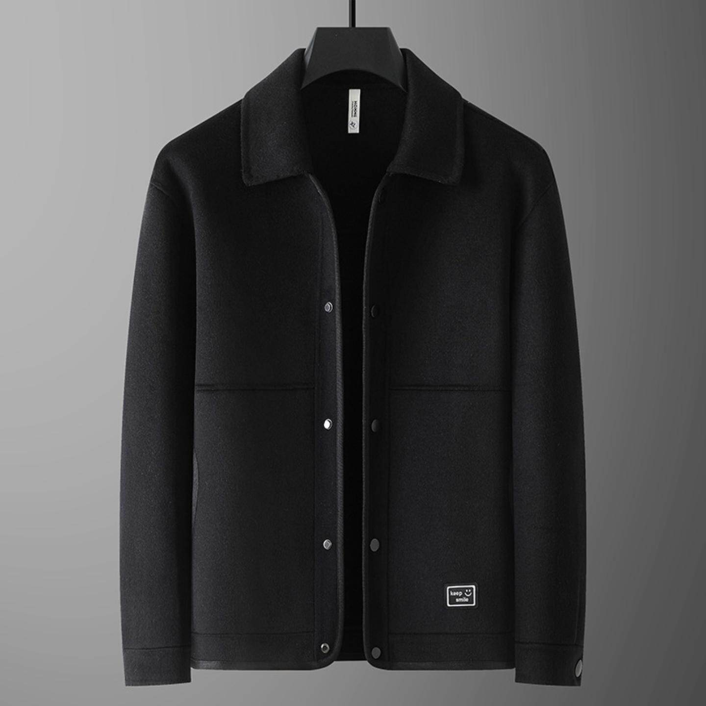 普洛克正品 经典风衣男加肥大码中长英伦风夹克春秋新冬加厚外套