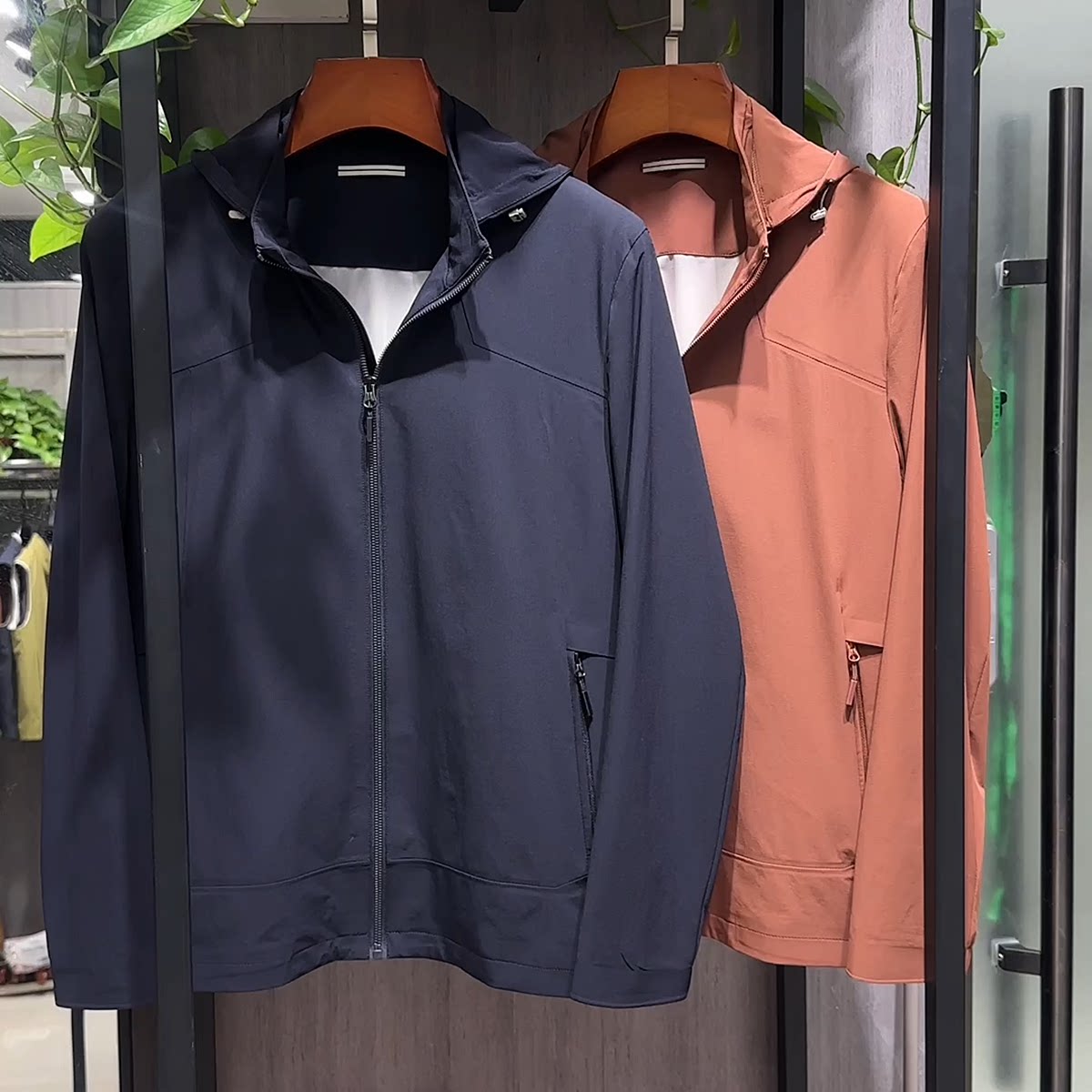 普洛克正品男装 夹克商务休闲可脱帽外套户外春夏秋运动休闲上衣