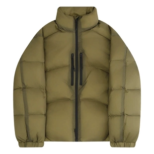 普洛克正品 高充绒量90白鸭绒超加厚短款男户外休闲冬面包羽绒服