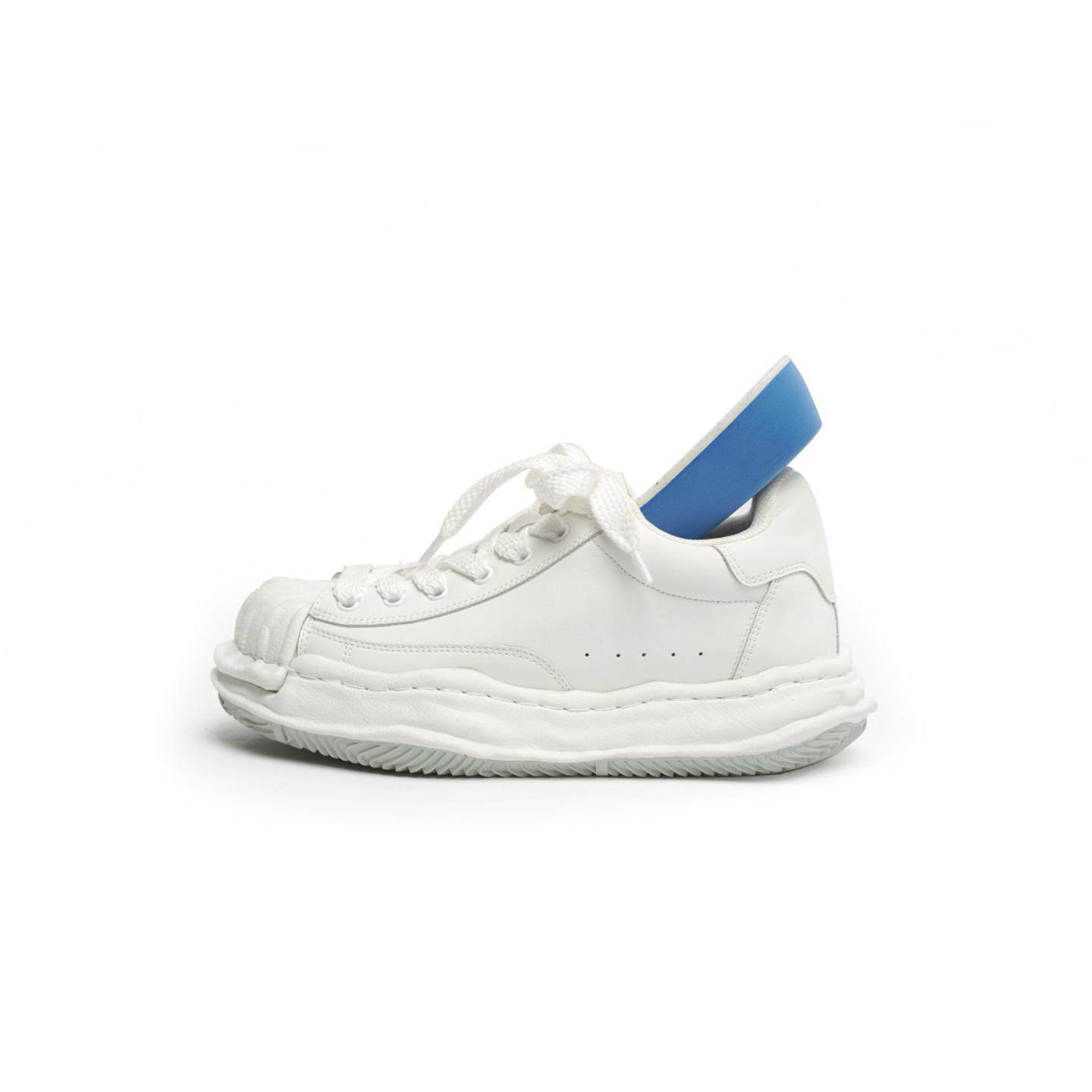 普洛克正品 真皮运动板鞋潮厚底休闲黑白菱格网球女鞋百搭小白鞋