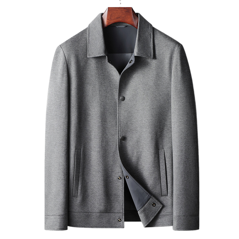 普洛克商场正品A类贴肤暖绒秋冬加厚夹克男翻领衬衫款式上衣外套