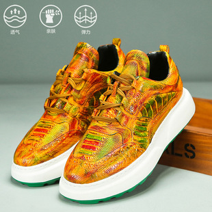 普洛克正品 男商务正装皮鞋手工固特异真皮大底德比鞋高端男鞋潮