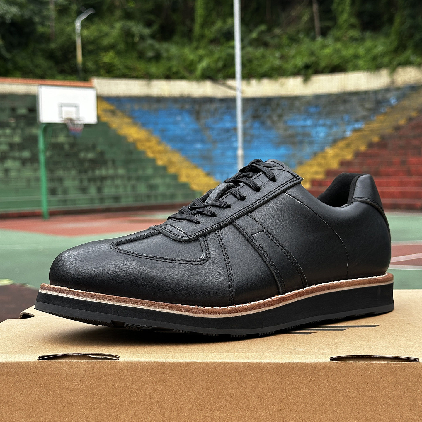 普洛克正品 马丁靴英伦复古高帮875工装男靴户外真皮休闲机车靴男