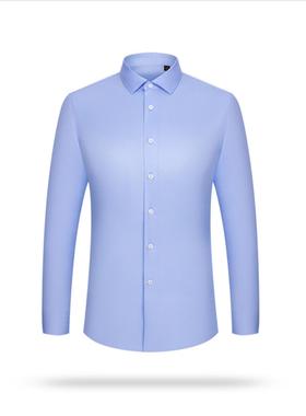 普洛克正品  200支四股DP4.0男士长袖棉衬衫商务职业正装白衬衣