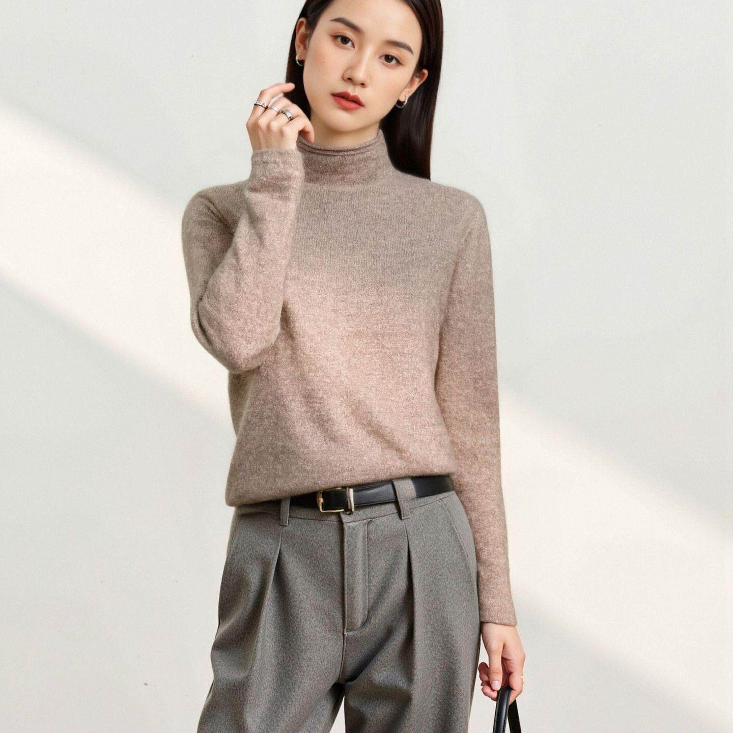 普洛克正品 女装外套毛衫女袖吊带针织衫背心女秋细羊毛衣女内搭