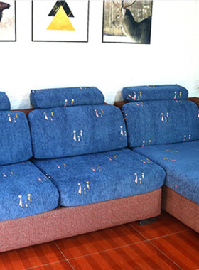 定制沙发笠靠背套罩坐垫套定做垫抱枕靠枕靠垫套子布艺沙发套全包