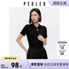 飘蕾衬衫2025夏新款今年流行爆款女装独特漂亮小衫设计感小众上衣