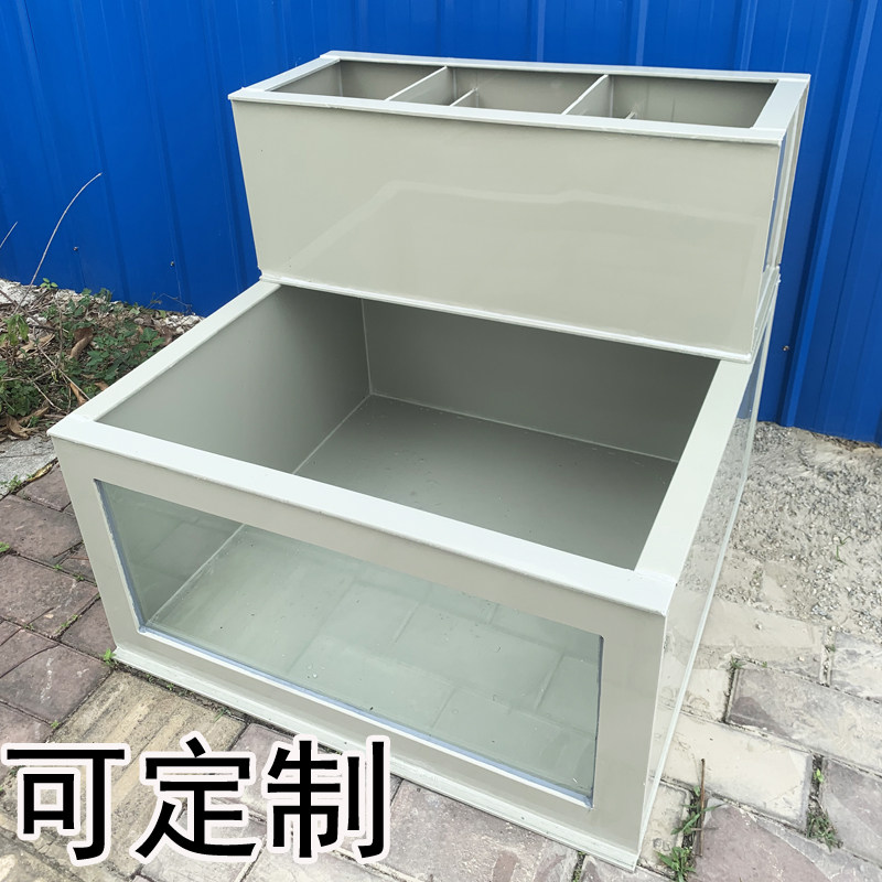 定制加厚PP塑料玻璃养乌龟箱鱼缸阳台家用锦鲤室外花园兰寿池鱼箱