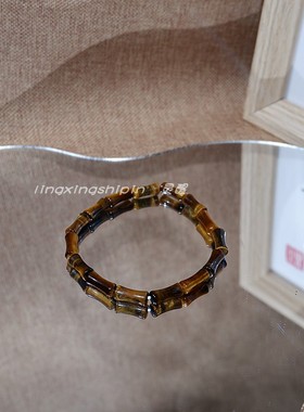 竹节手串水草玛瑙温柔百搭女生