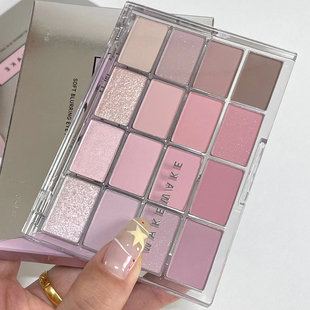 盘bluring16光大哑卧蚕色地韩国唯可魅wakemake珠光眼影提亮soft