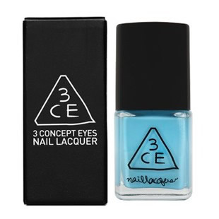 stylenanda显白蓝色韩国指甲油