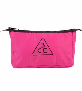 刚到现货 韩国stylenanda玫红色小化妆包 收纳包mini化妆工具新款